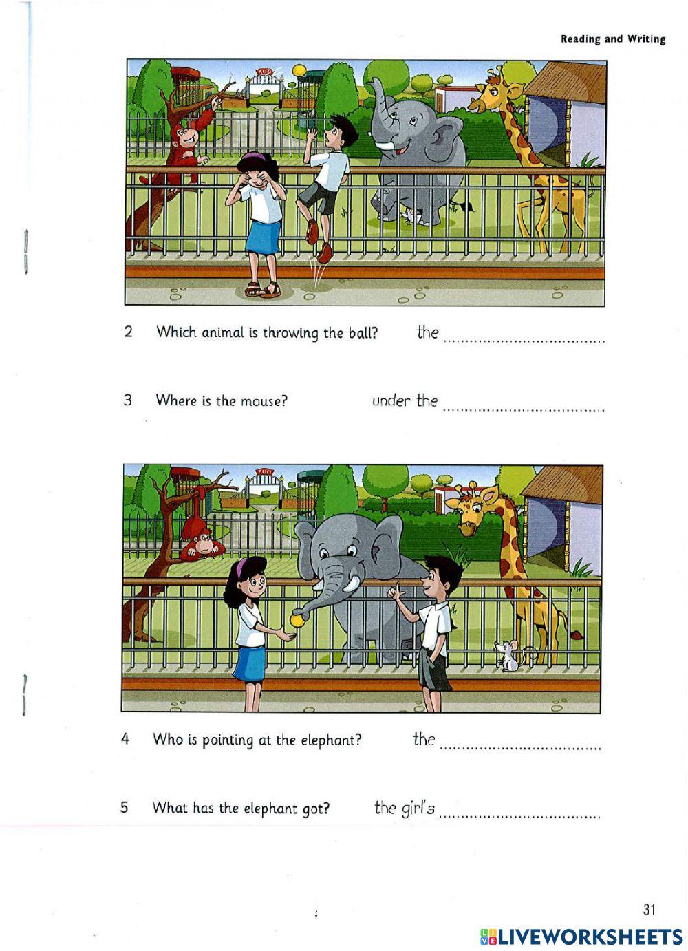 Starters - Test 2 - Book 9 - Reading + Writing