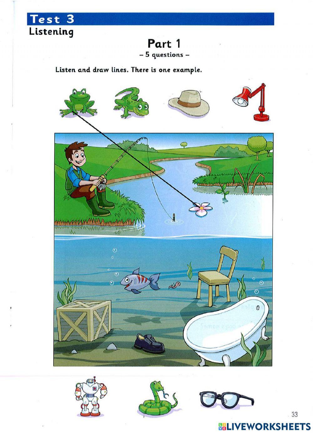 Starters - Test 3 - Book 9 - Listening