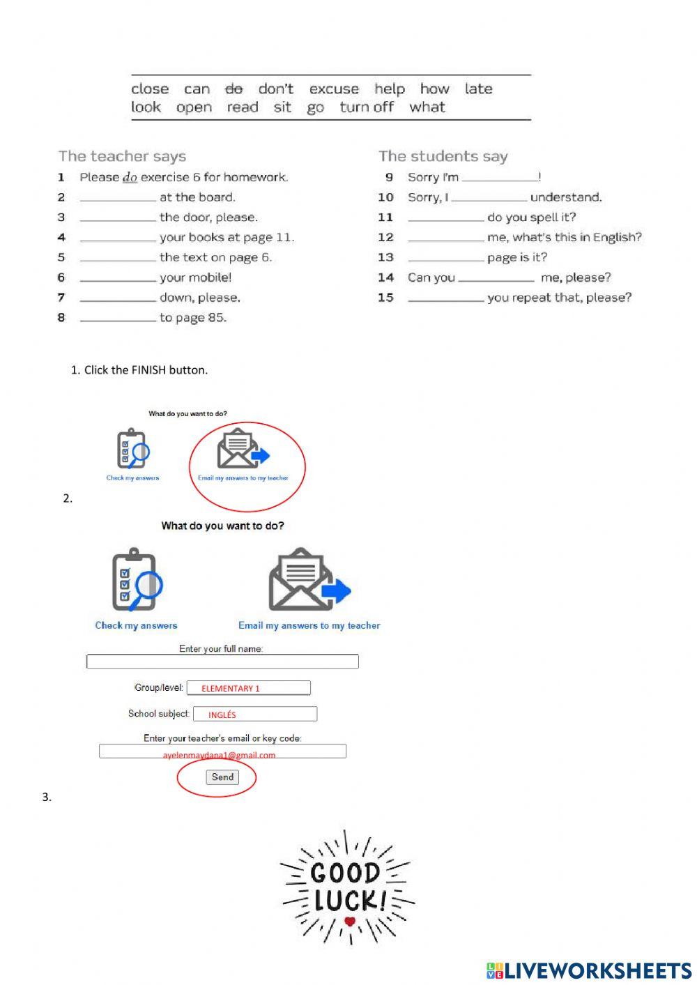 English File Elementary Unit 1