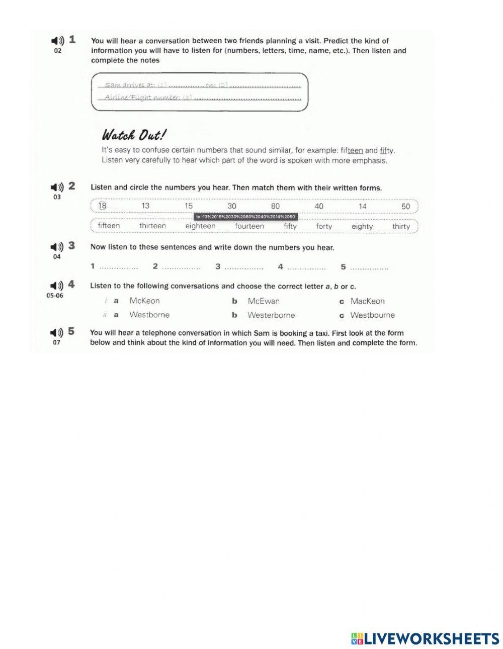 Ready for listening A2+