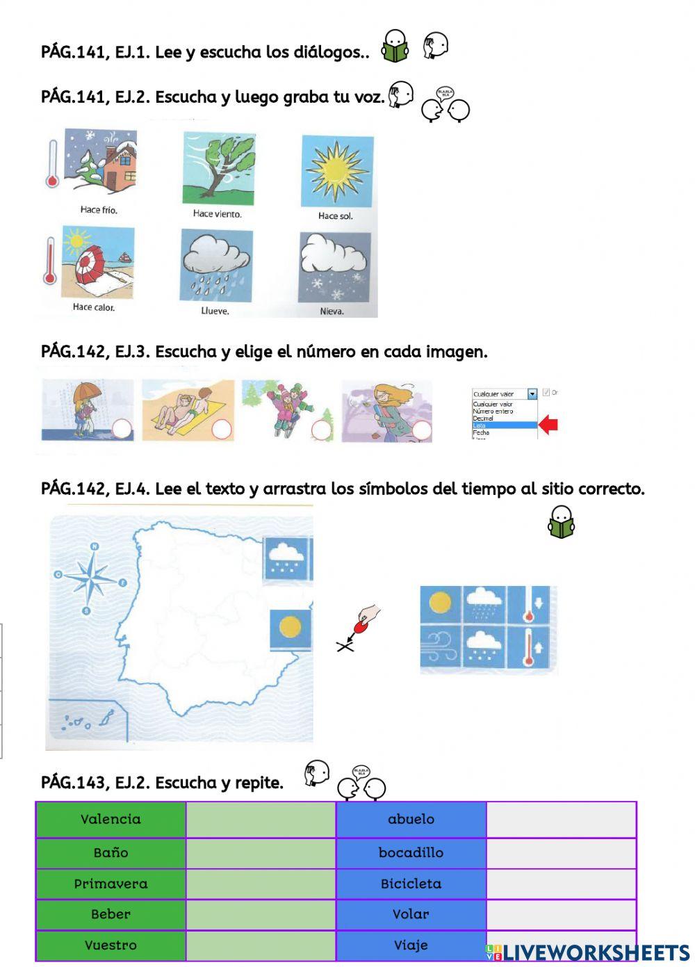 Tema 12: el tiempo y las vacaciones