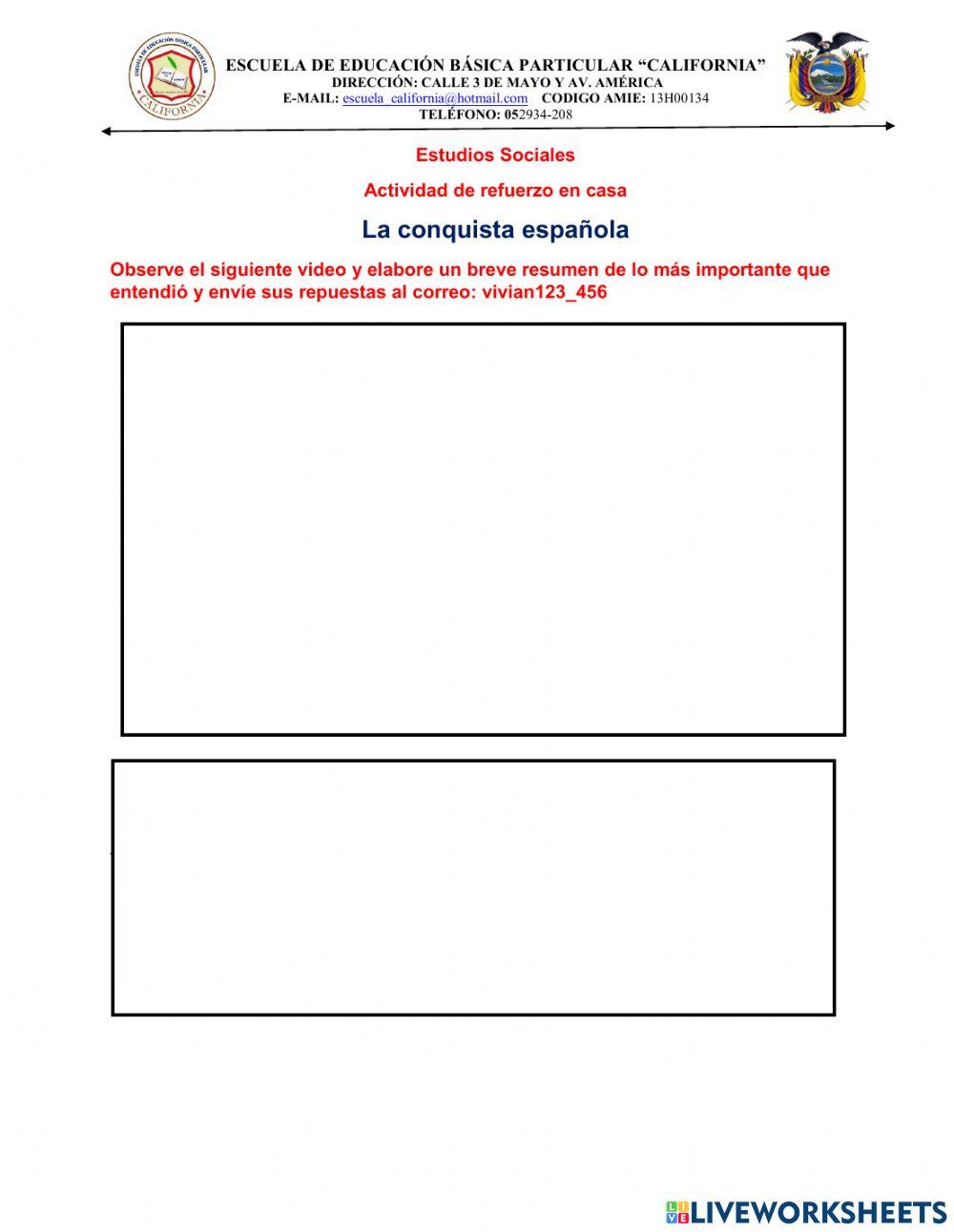 La colonia española