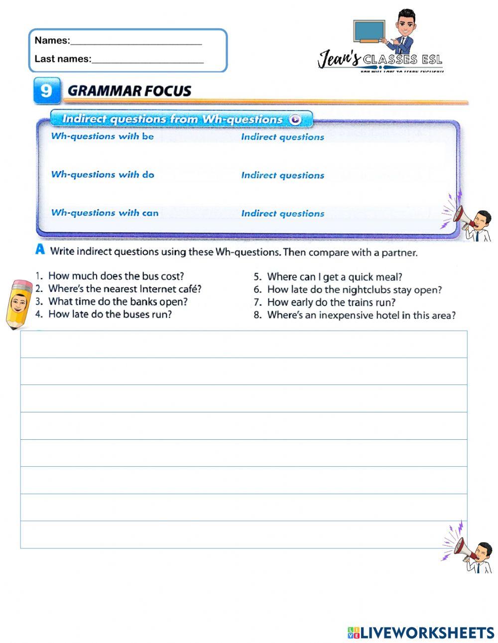 9 grammar focus