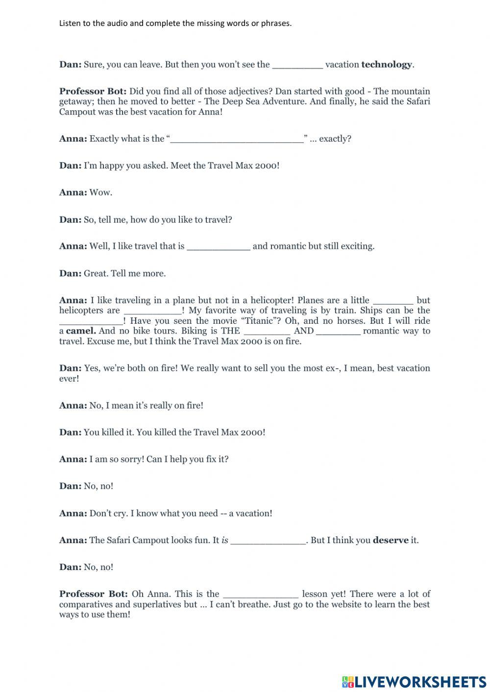 The greatest vacation ever