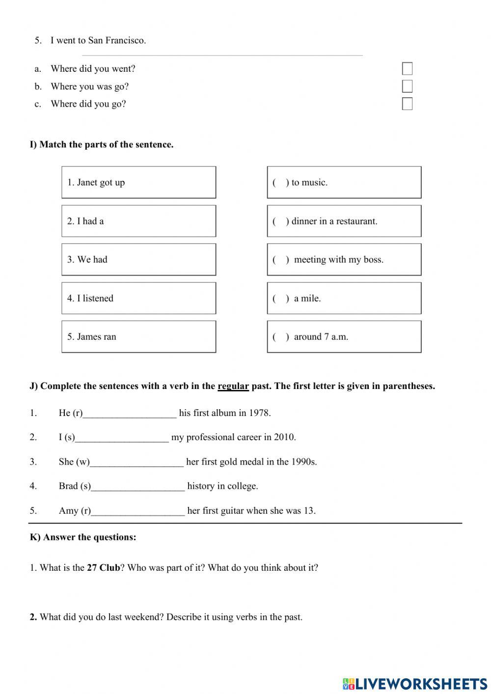 TA - unit 07 ID ONE B - exam
