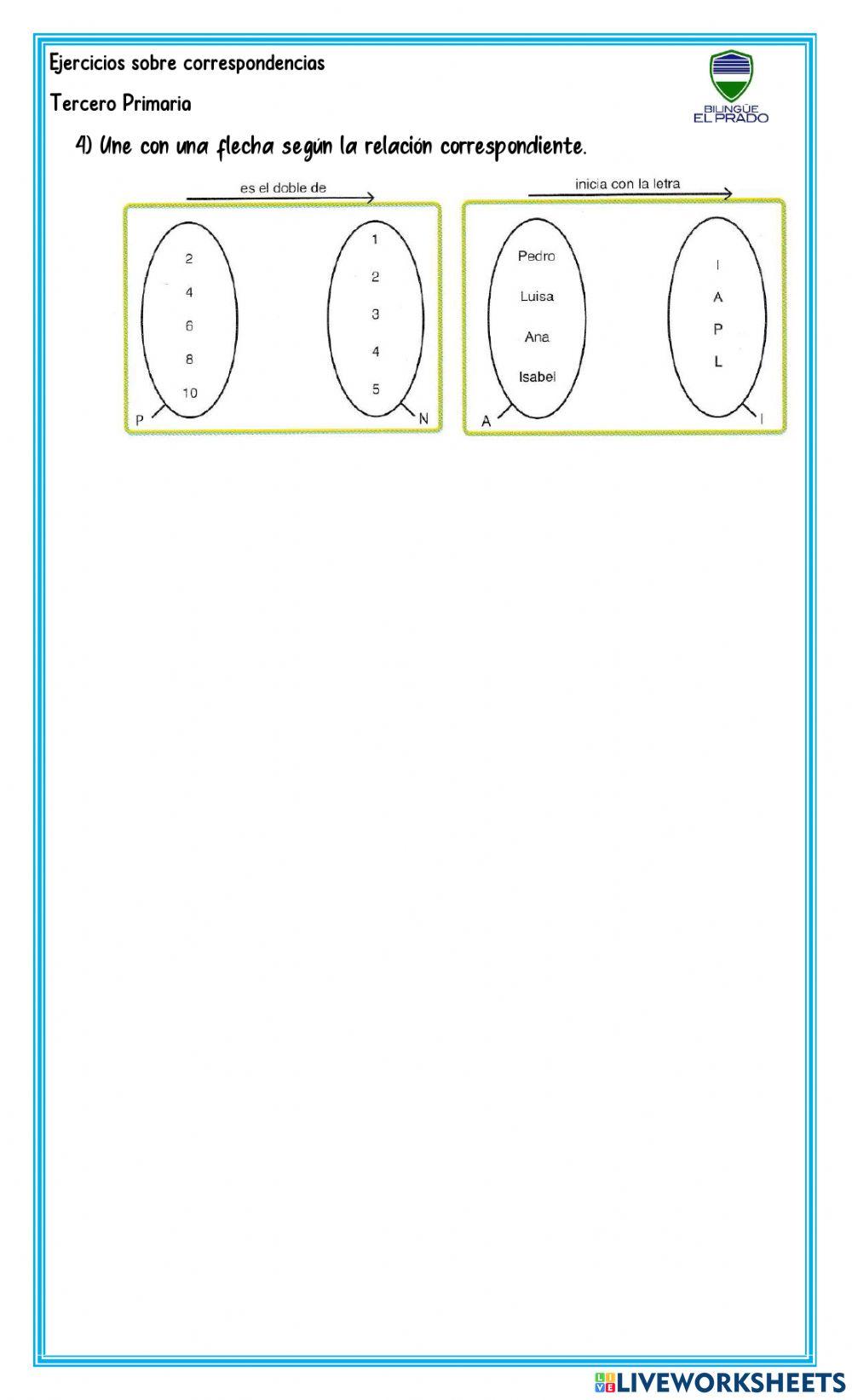 Relaciones y correspondencias