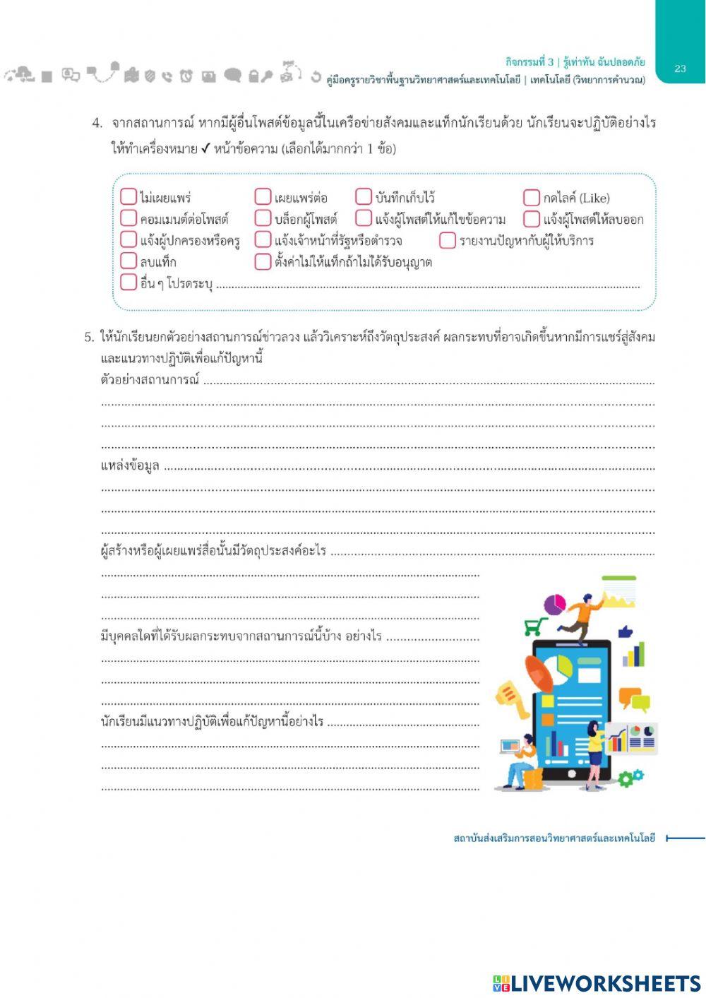 1.3รู้เท่าทันฉันปลอดภัย
