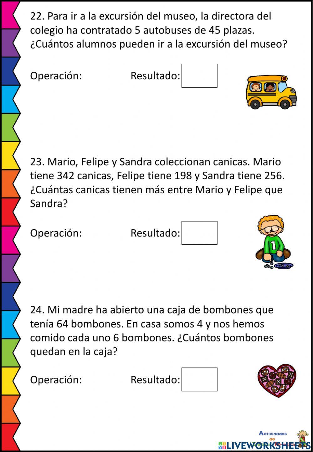 Problemas 2º Primaria