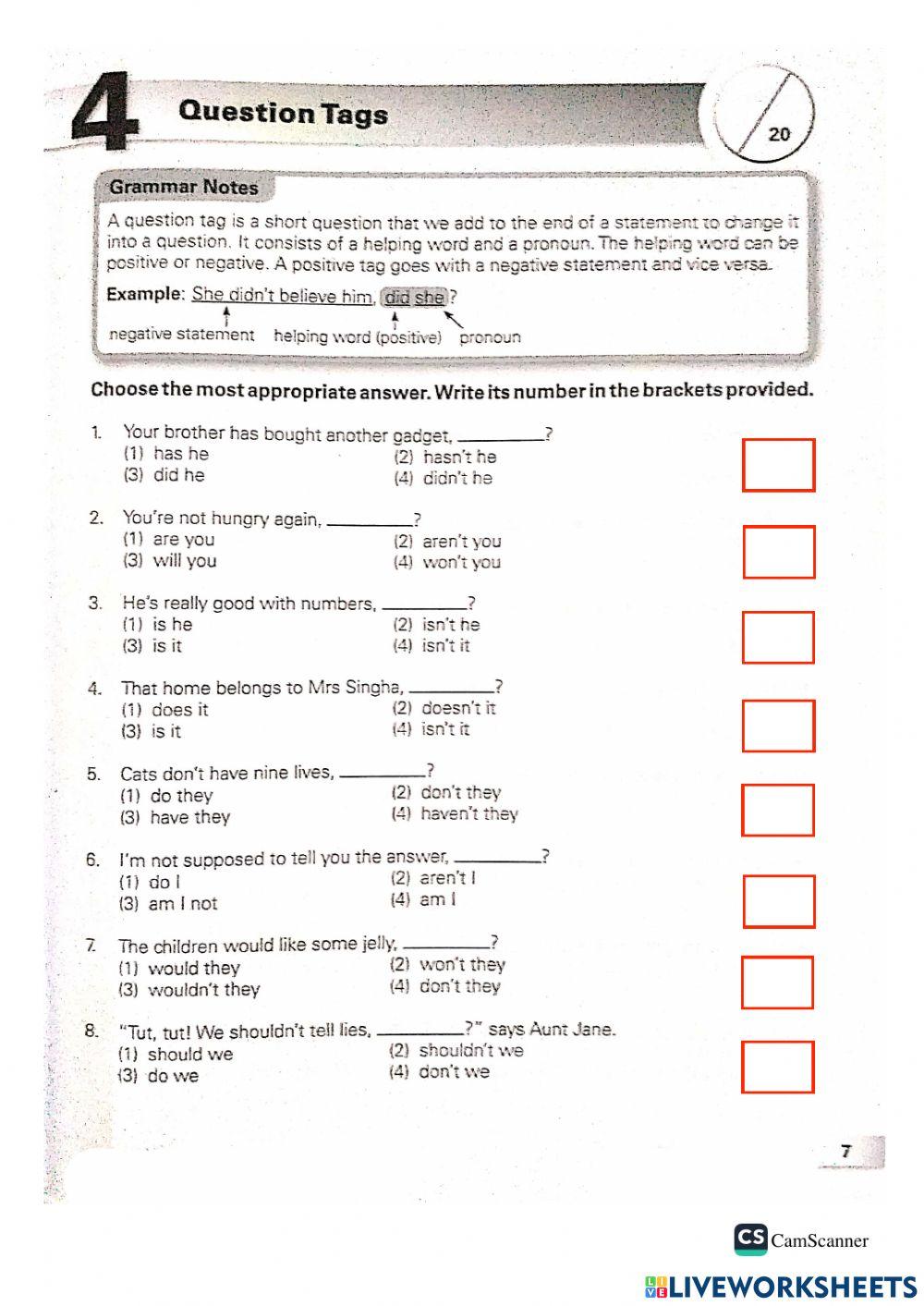 2021 Week 13 PAPER 2 GRAMMAR MCQ p5-6