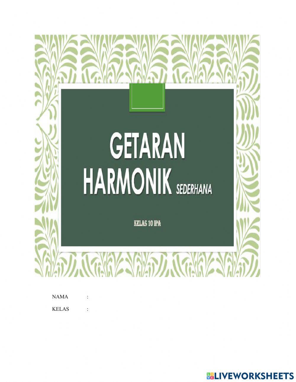 LKPD Getaran Harmonis