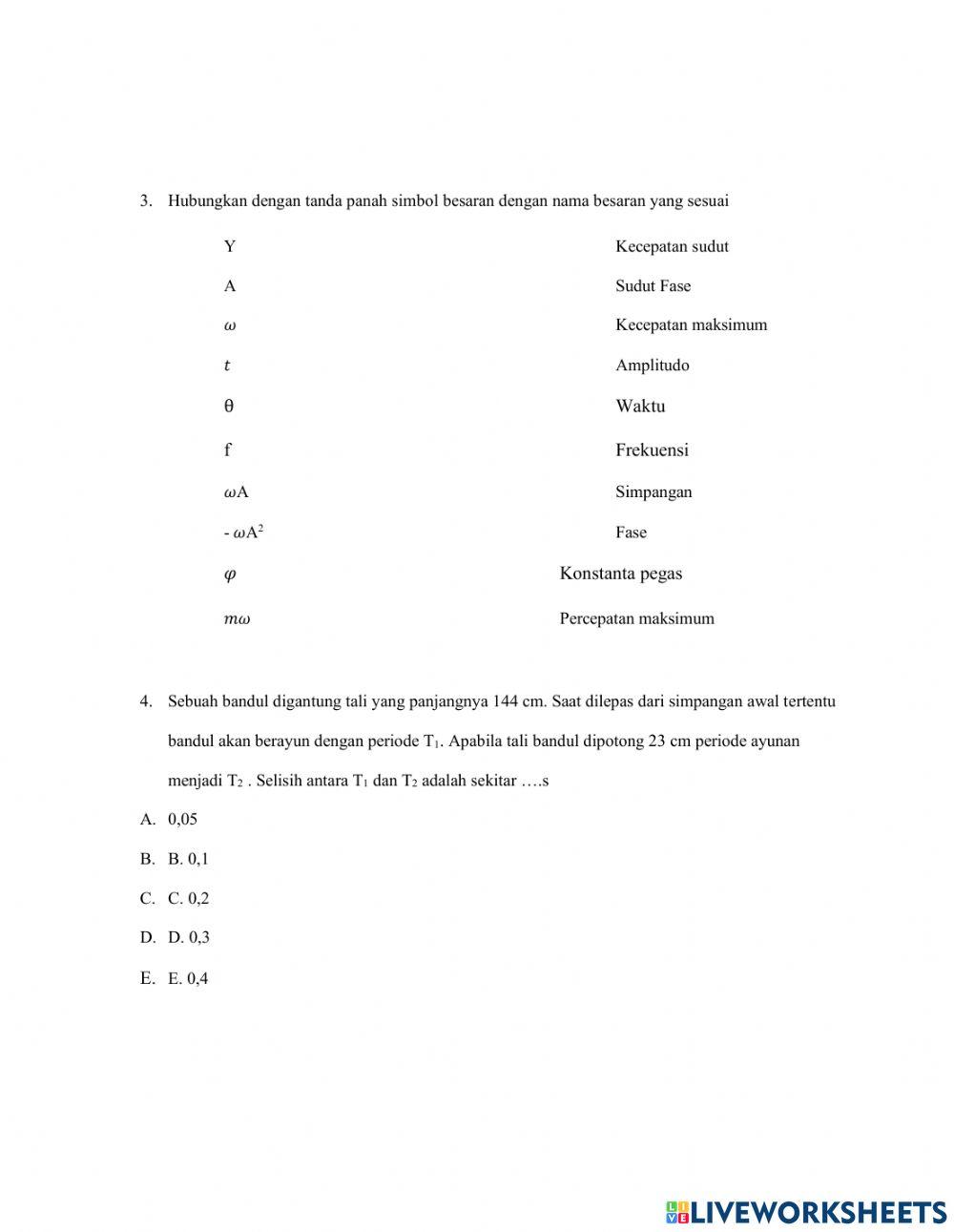 LKPD Getaran Harmonis