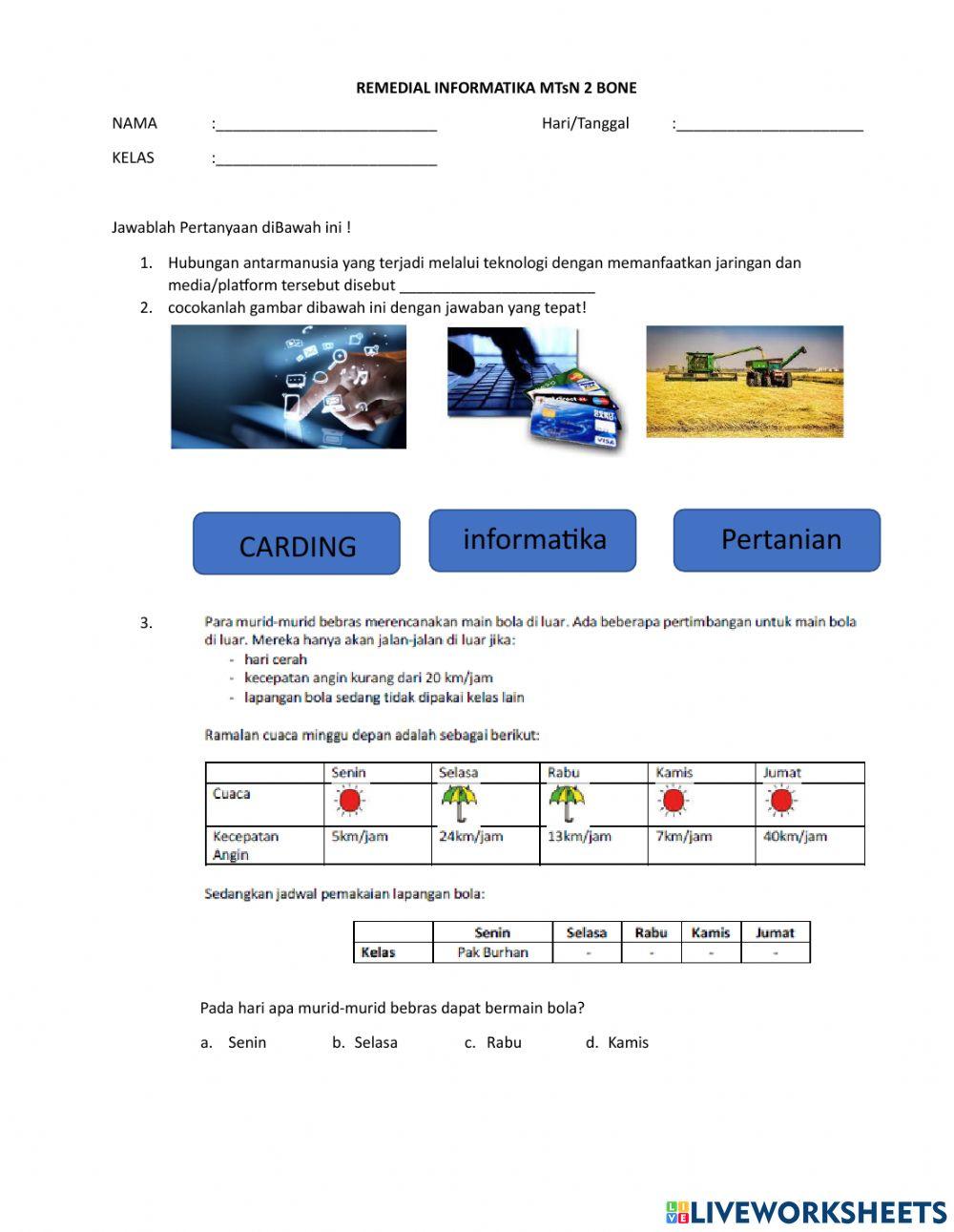 Remedial informatika