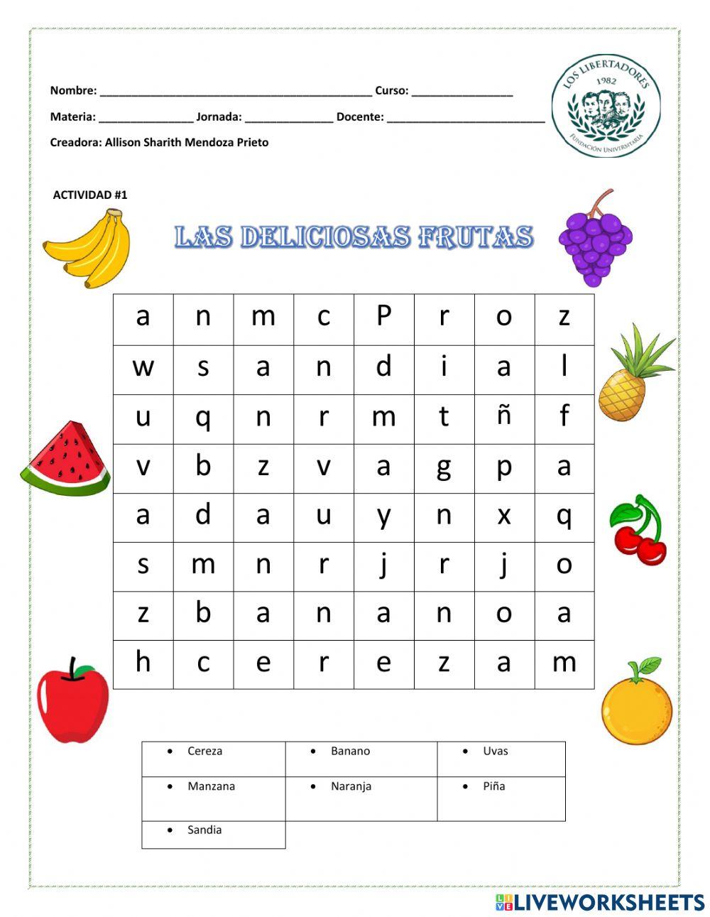 Las frutas