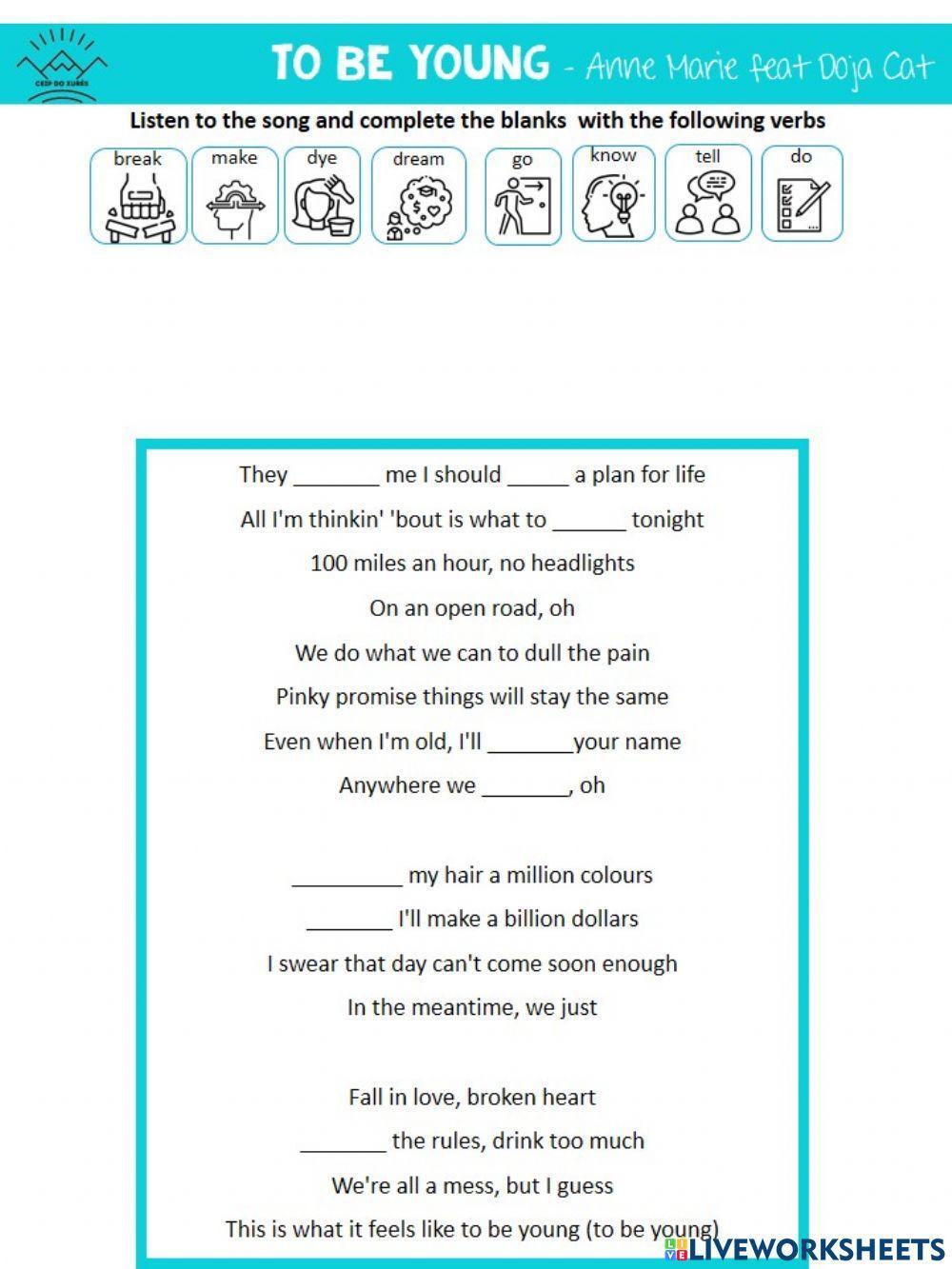 To be young - Anne-Marie feat Doja Cat