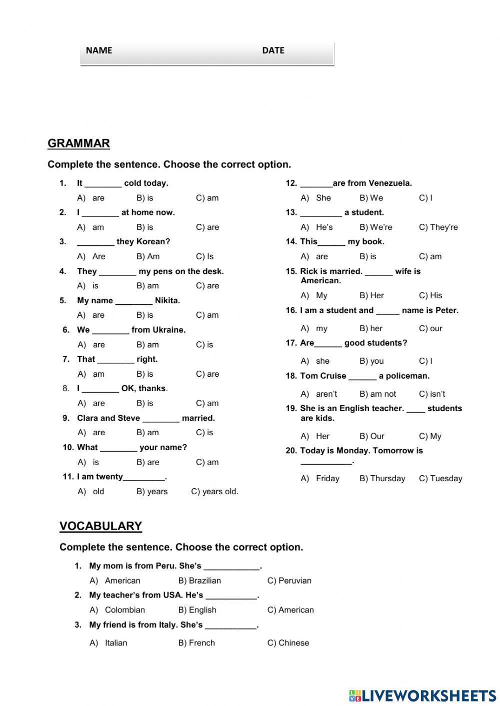 Mid-term exam (Test 4)