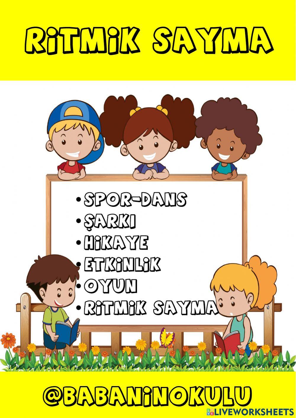 RİTMİK SAYMA RİTMİK SAYMA