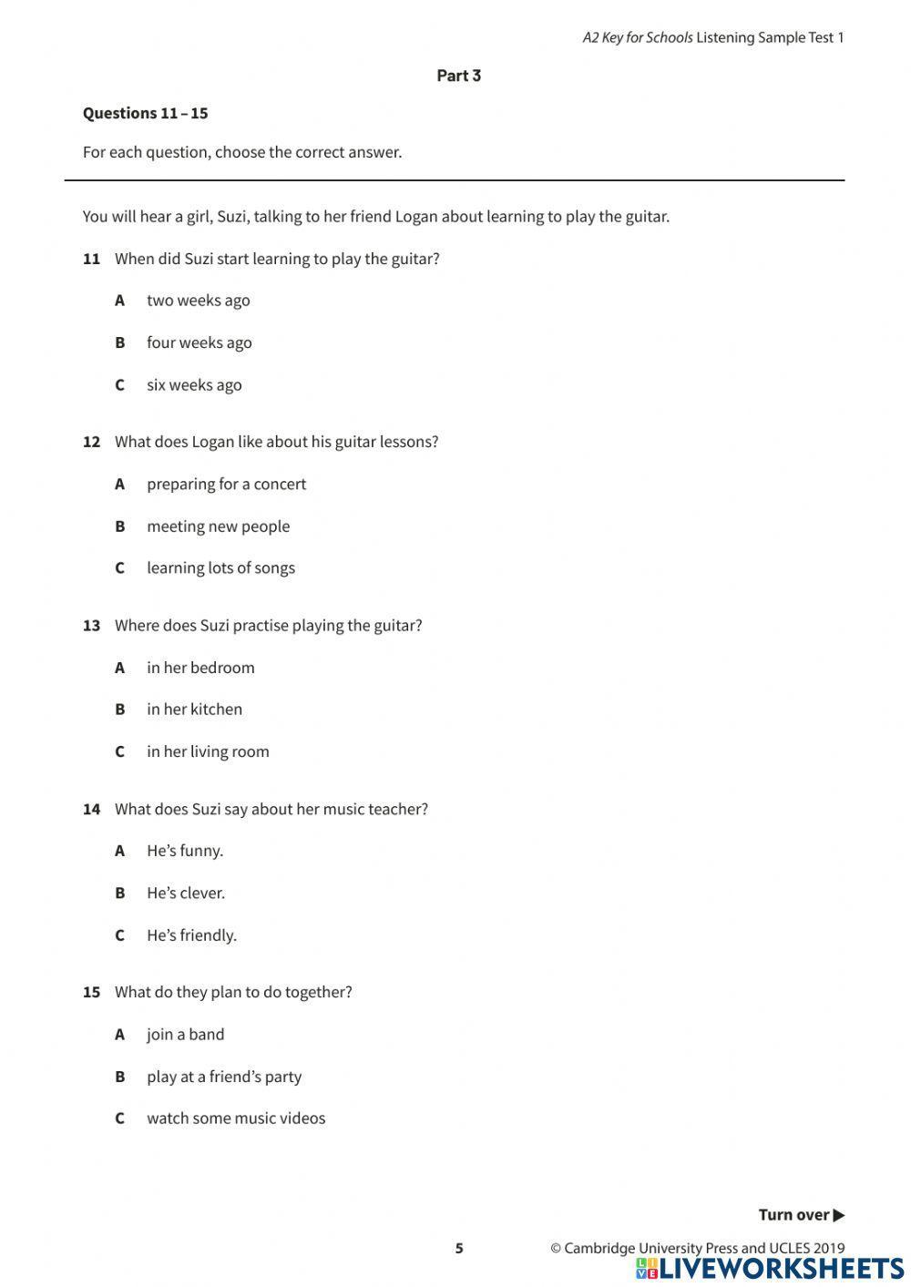 Complete Ket listening