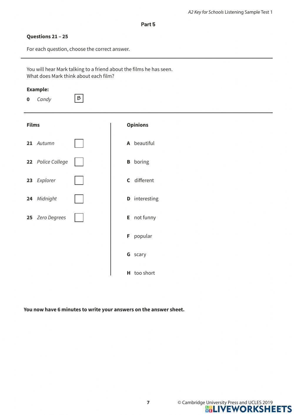 Complete Ket listening