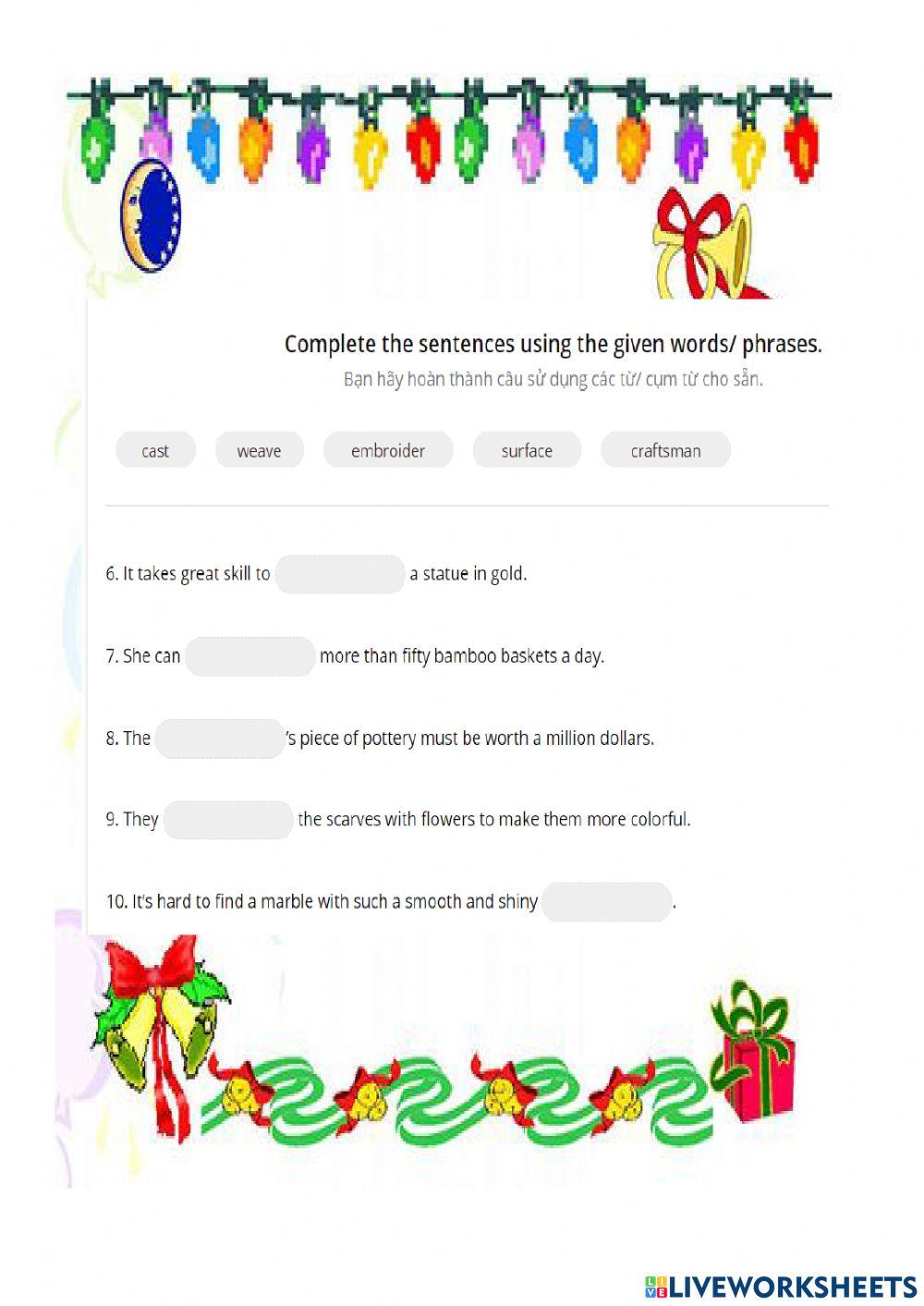 Vocab unit 1 LO Free Interactive Worksheets 2071072