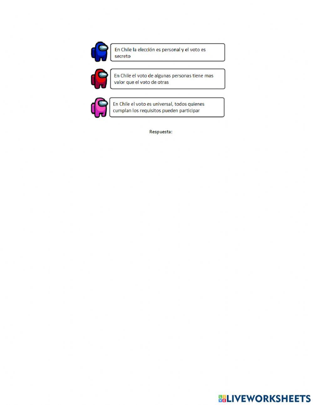 Among us organización política Chile