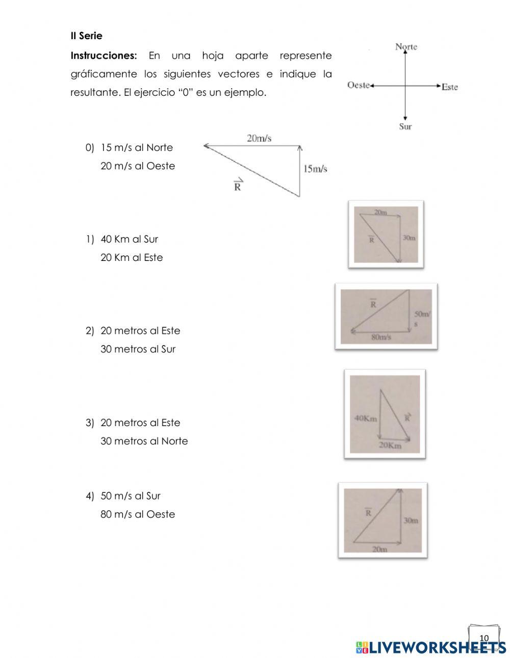 Magnitudes escalares y Vectoriales