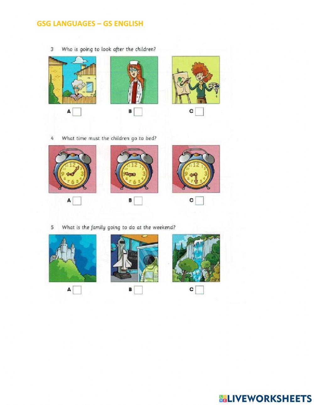 Skill Builder For Flyers-Listening-Part 4-Test 5