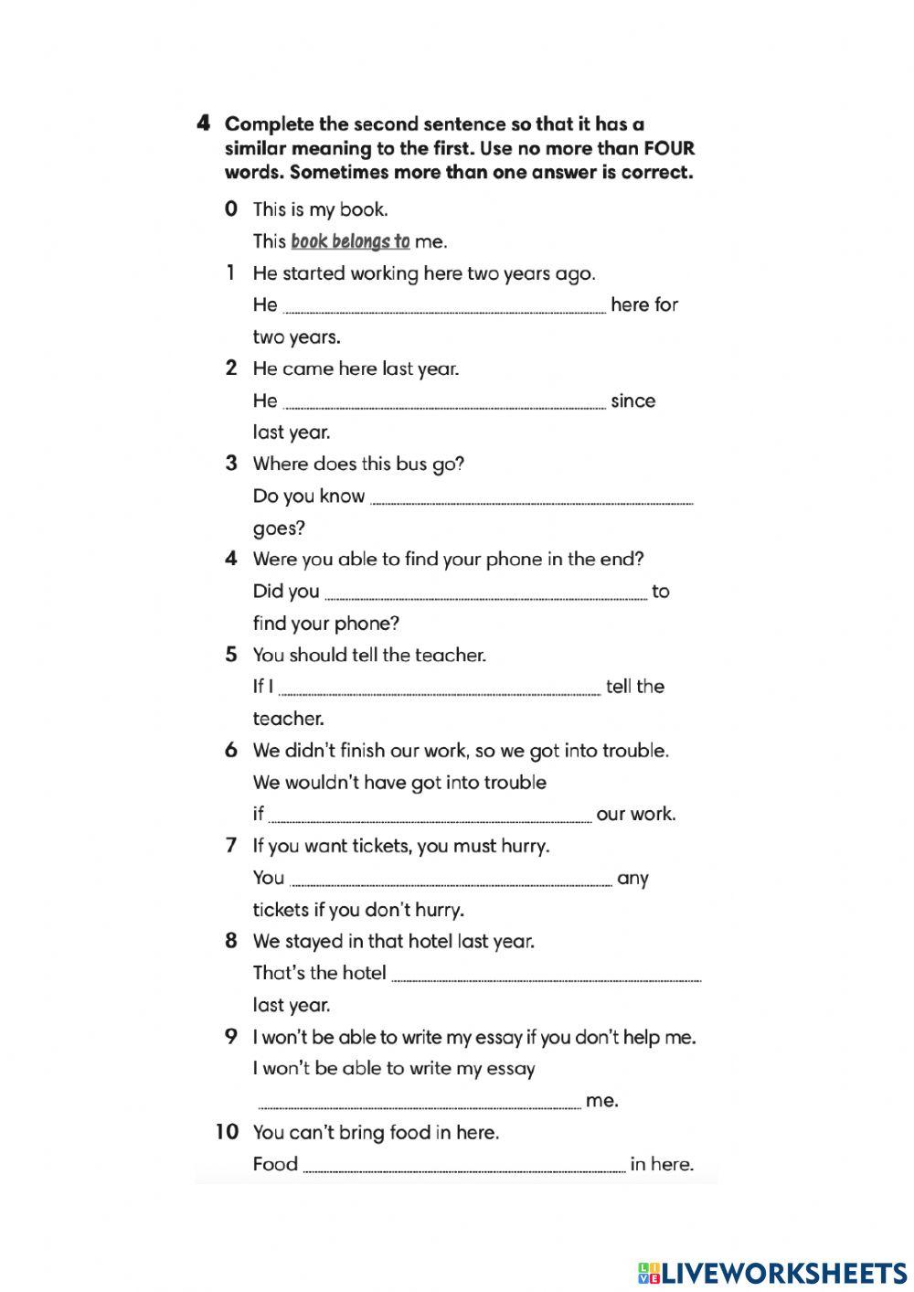 End of year test 2 eso