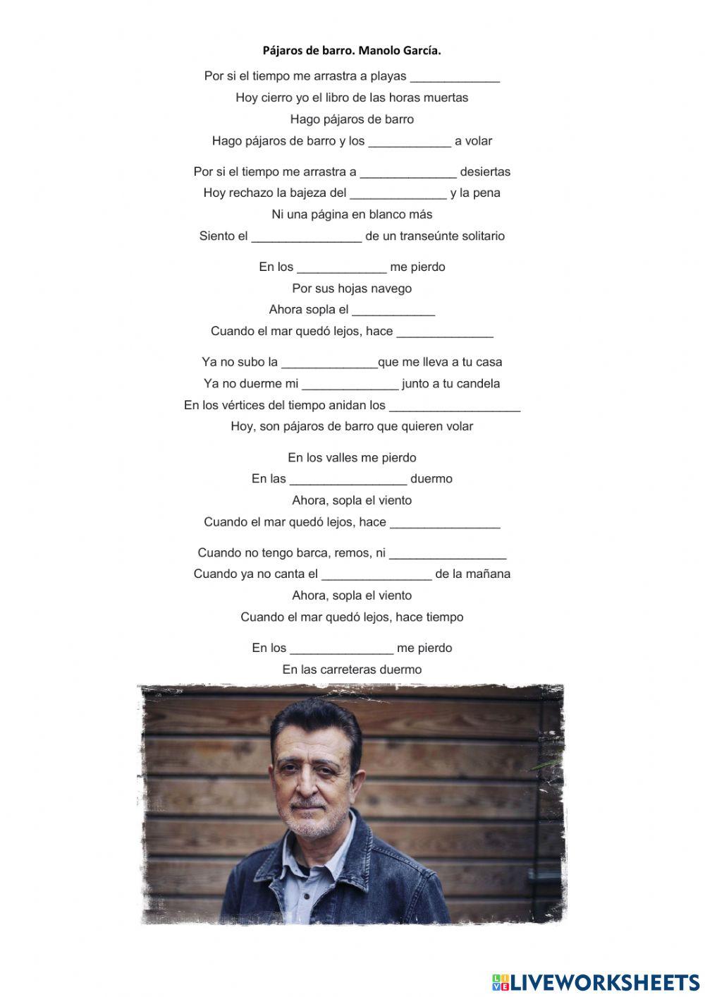 Pájaros de barro. Manolo García