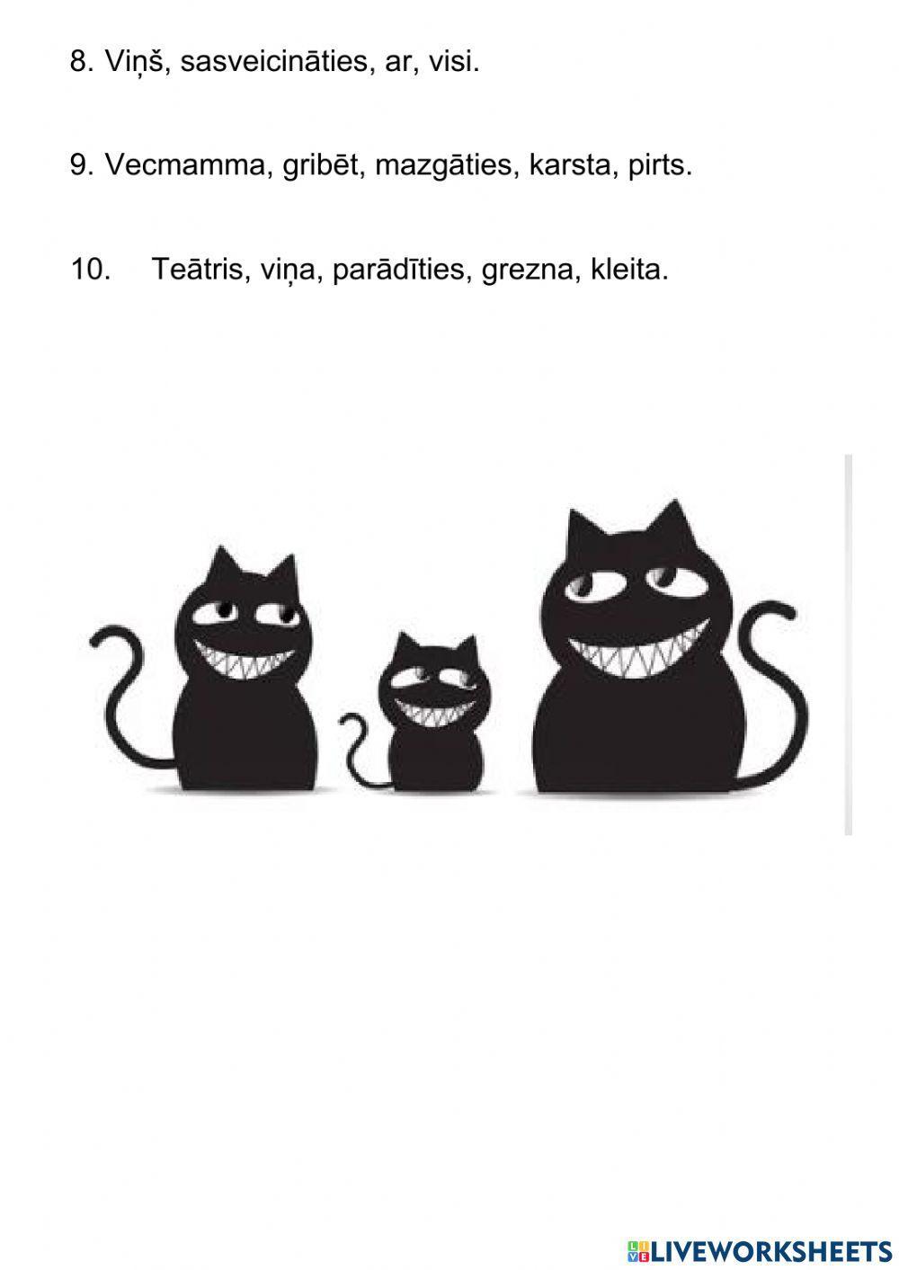 AV-59 + darbības vārdi tagadnē