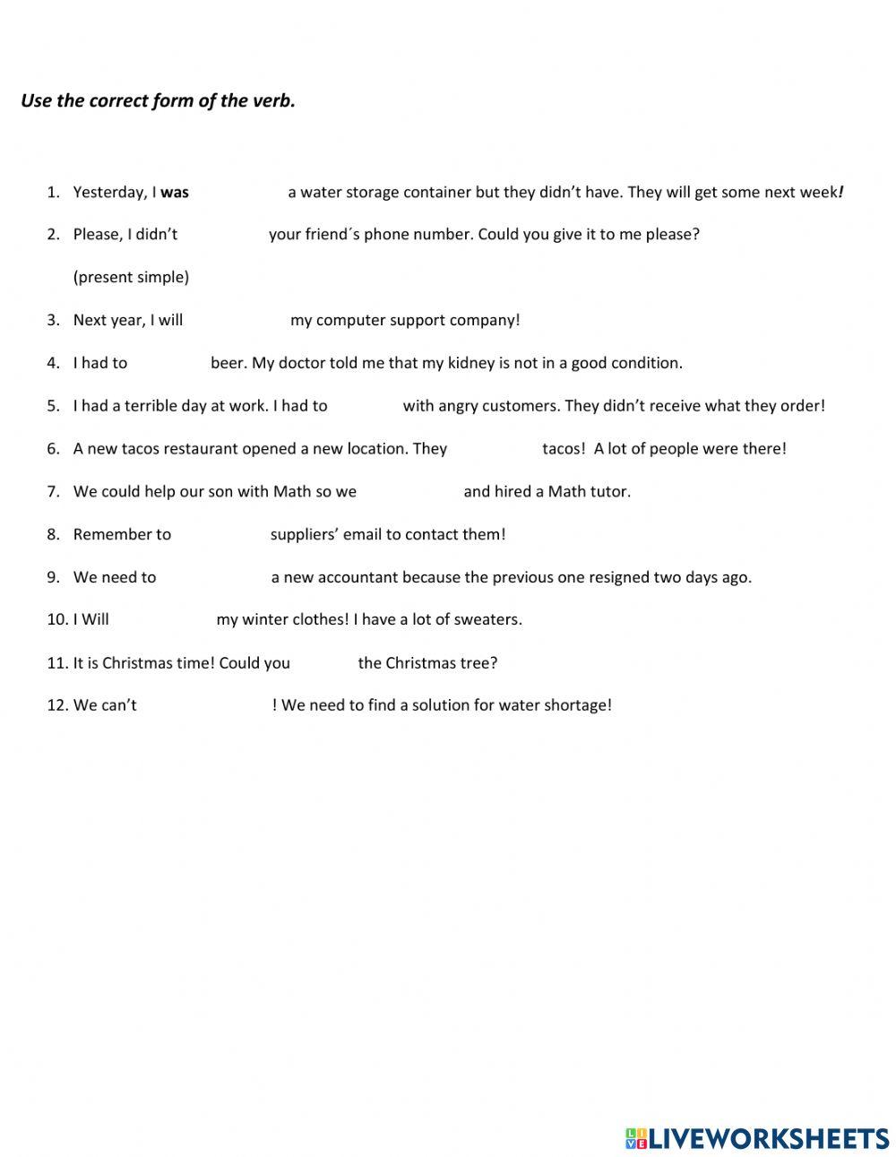 Phrasal verbs on screen 3