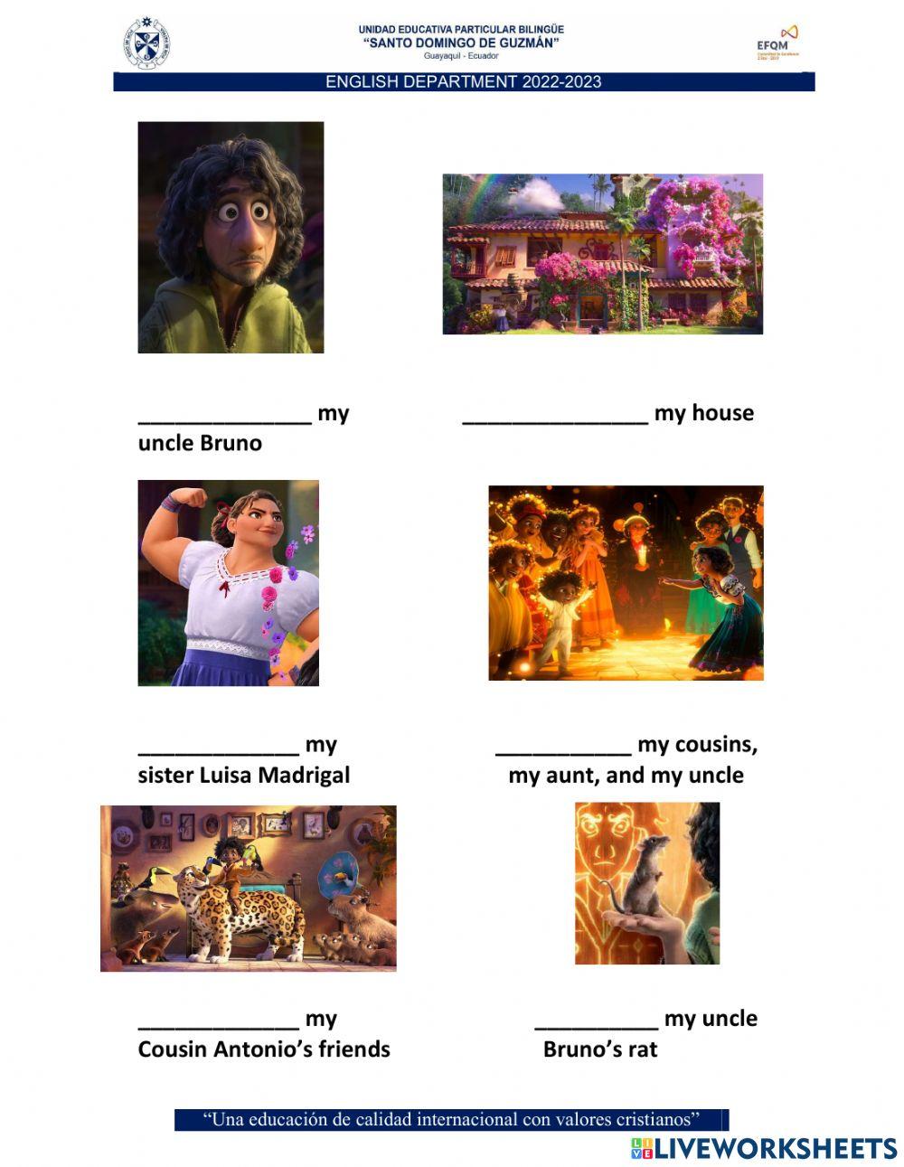 Personal pronouns and verb To Be