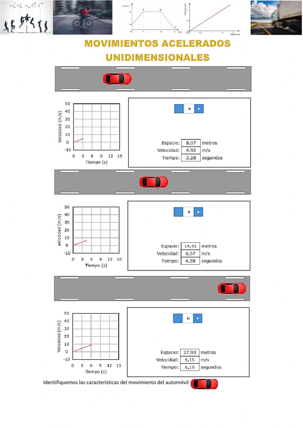  MOVIMIENTO RECTILÍNEO UNIFORMEMENTE ACELERADO