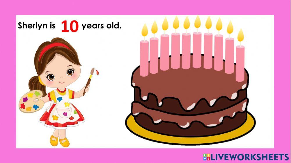 Listen and repeat: How old are you?