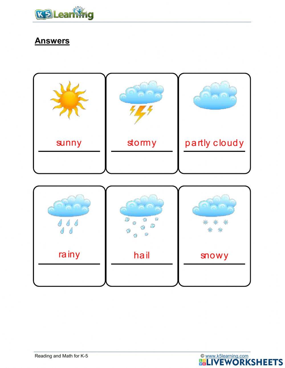 Weather words