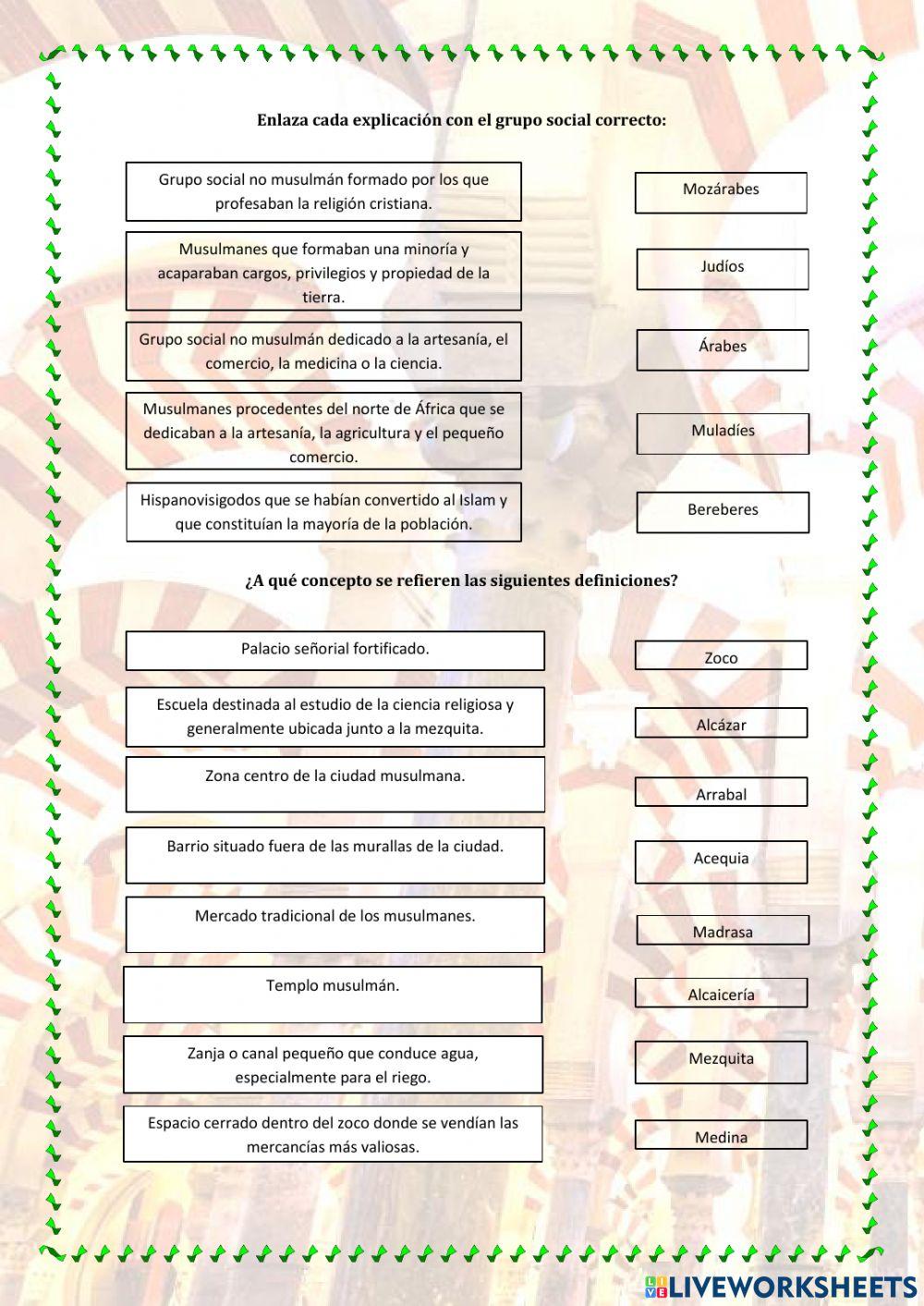 Grupos sociales Al-Andalus