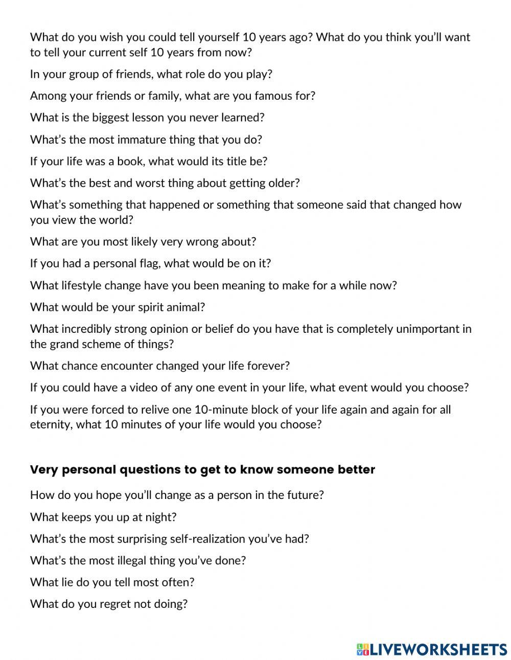 Questions for practice