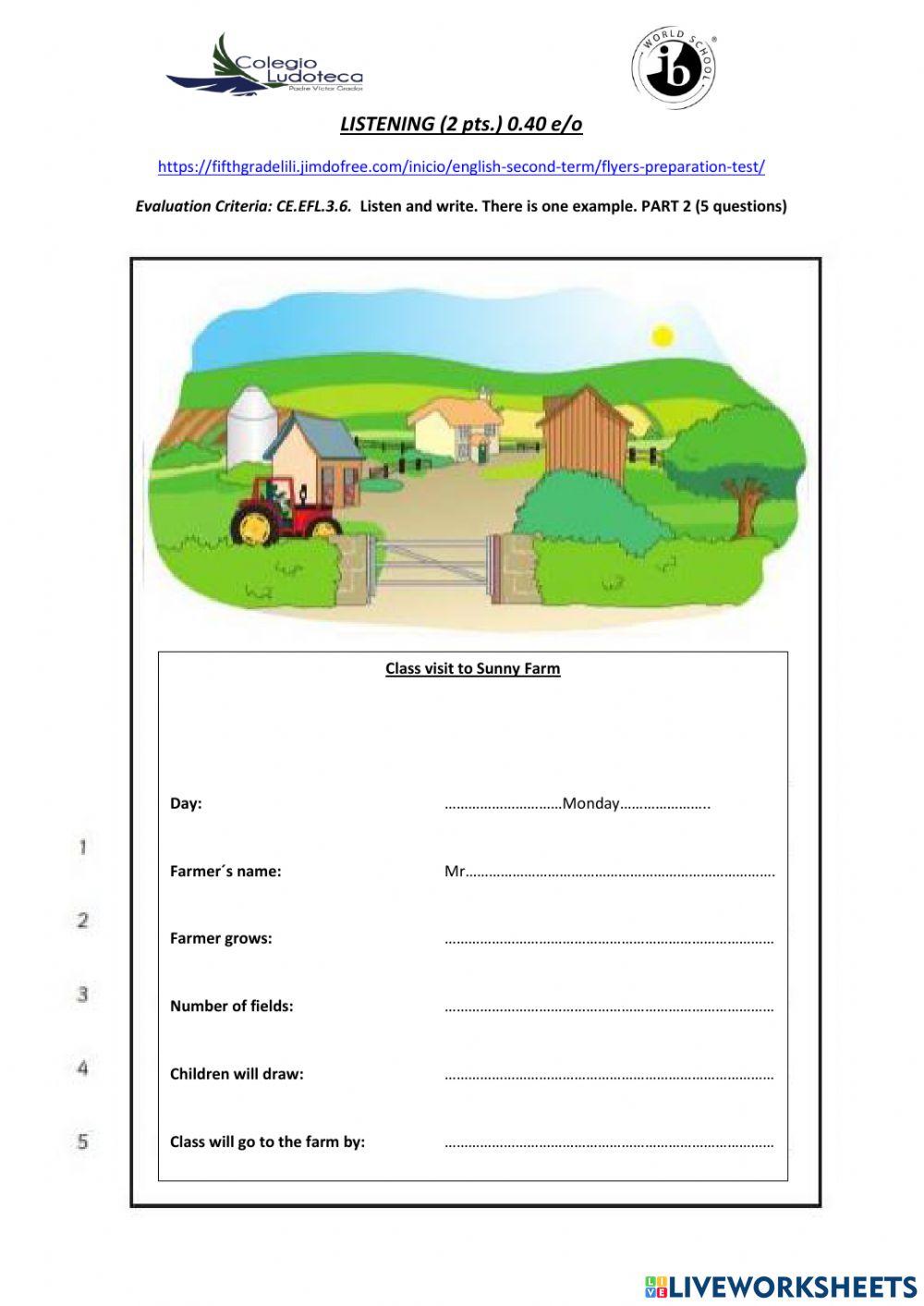 6th-Second Term exam