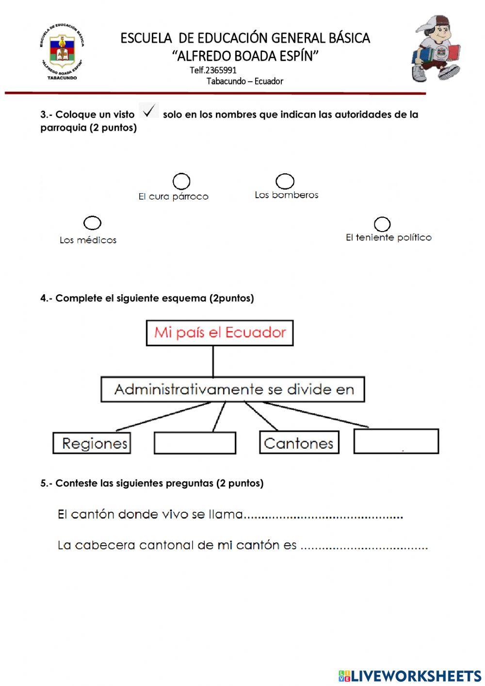 Evaluacion estudios sociales