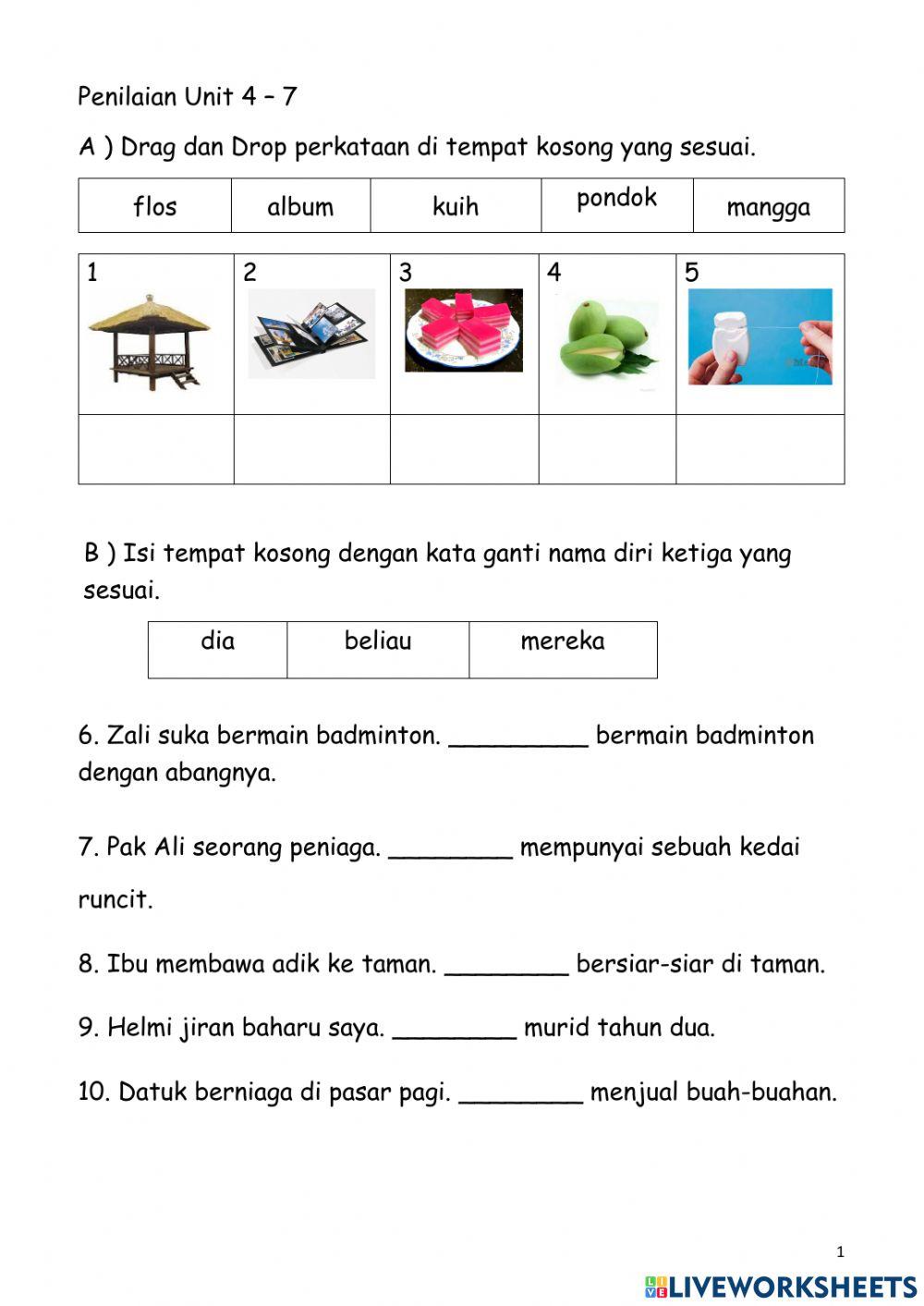 Tahun 2 Penilaian 2 Jilid 1