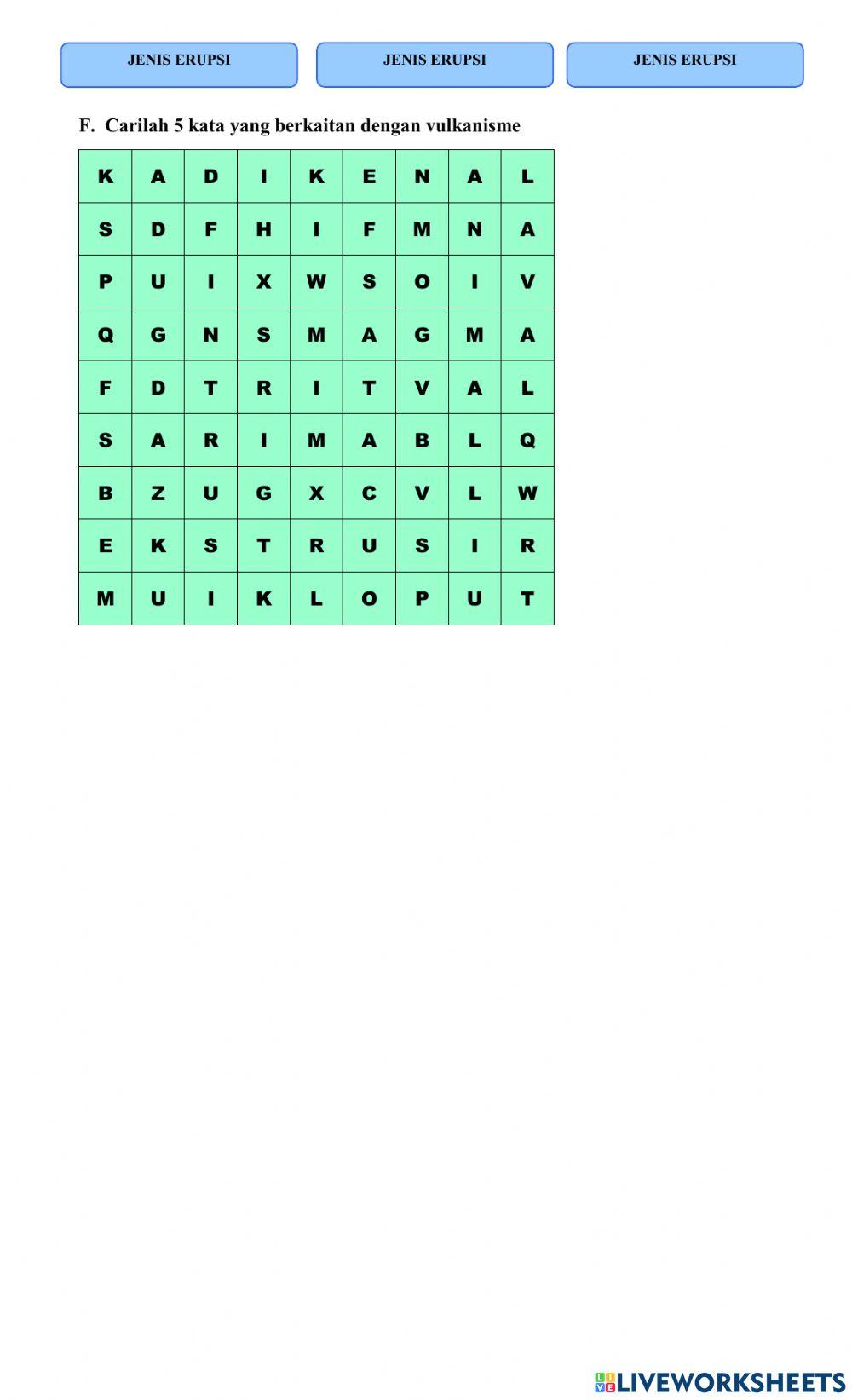 Lkpd vulkanisme