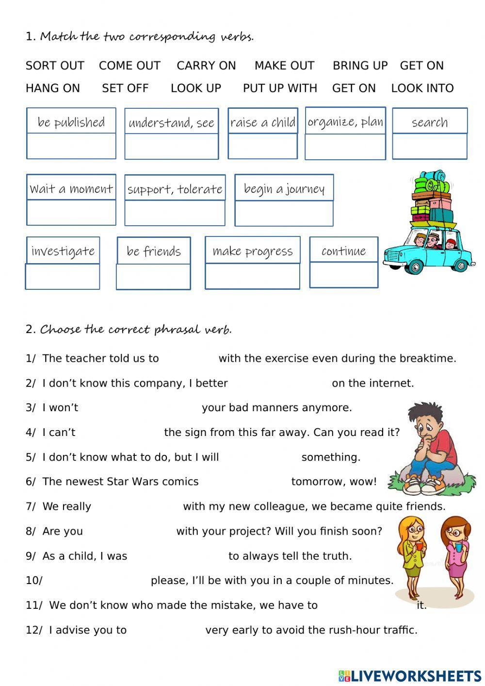 Phrasal verbs