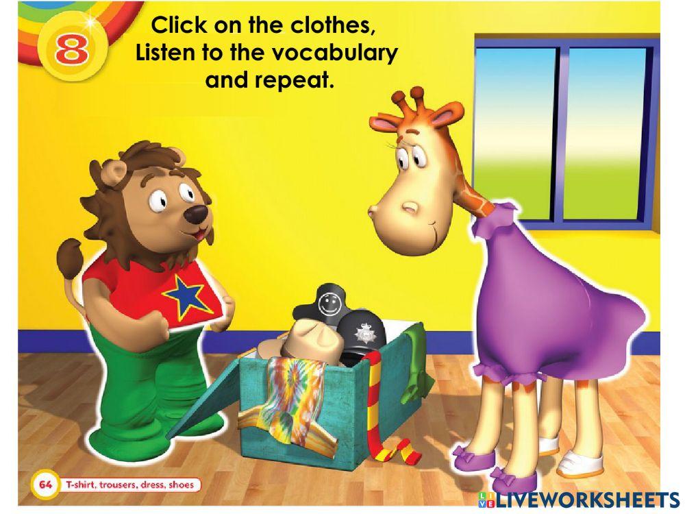 Vocabulary practicing