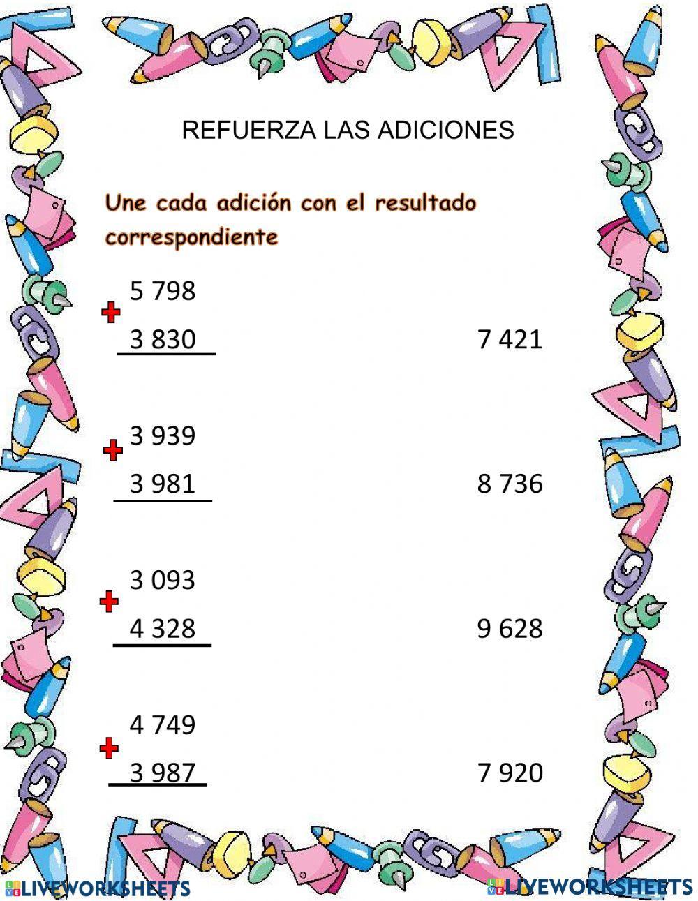 Adiciones Adiciones
