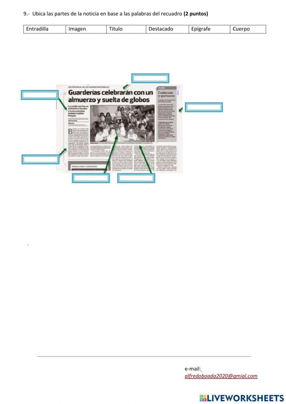 Evaluación de lengua