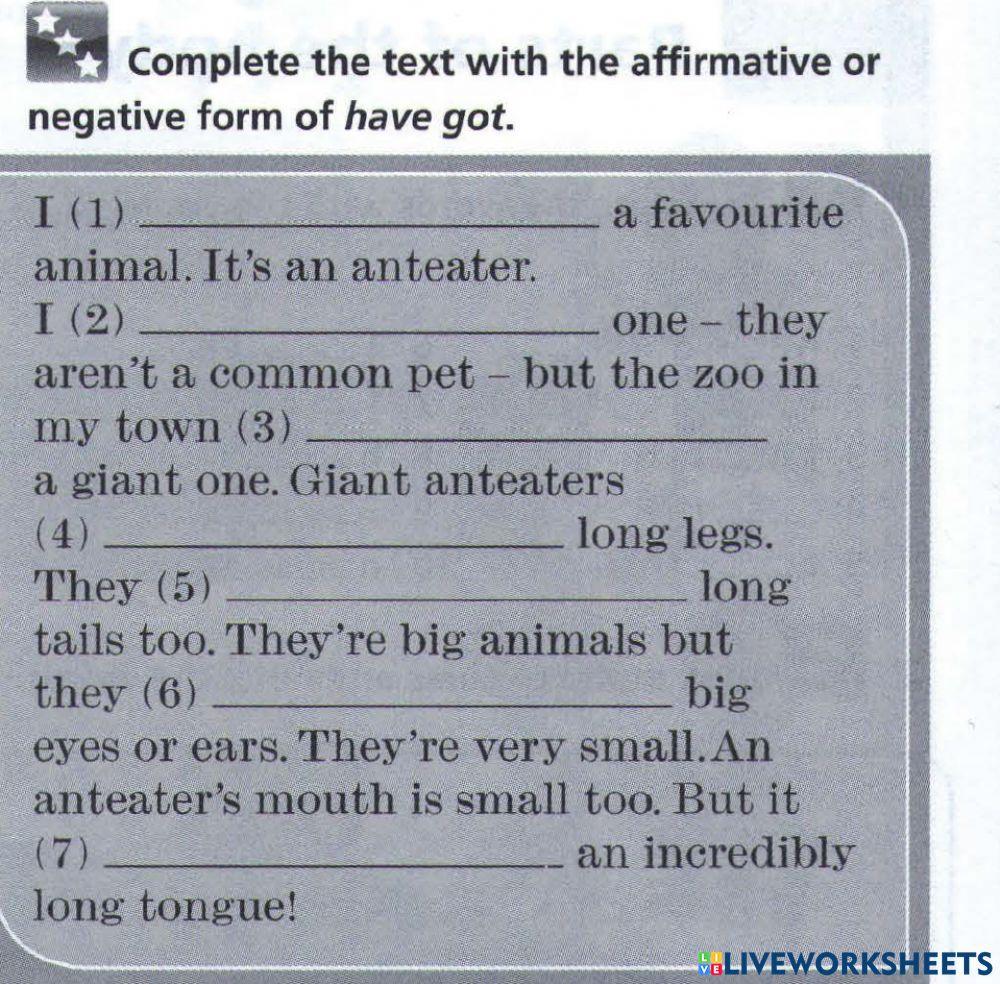 Have got Vs. haven't got