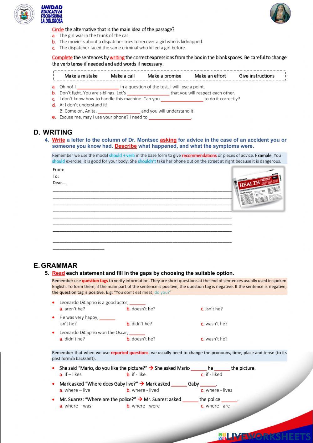 Academic Reinforcement