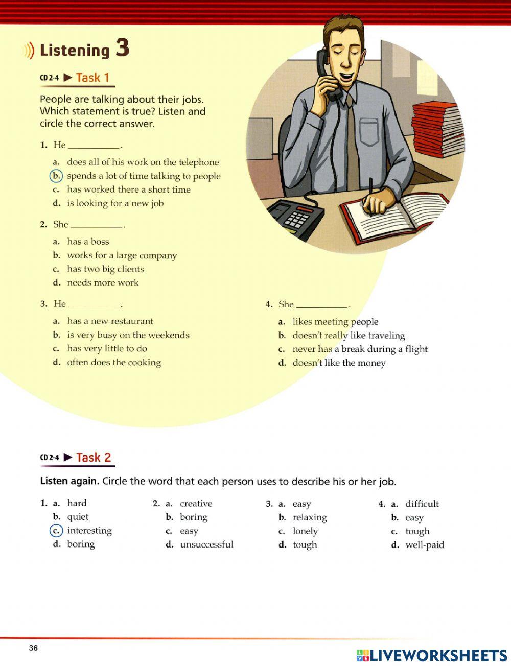 Unit 8 Listening supplementary