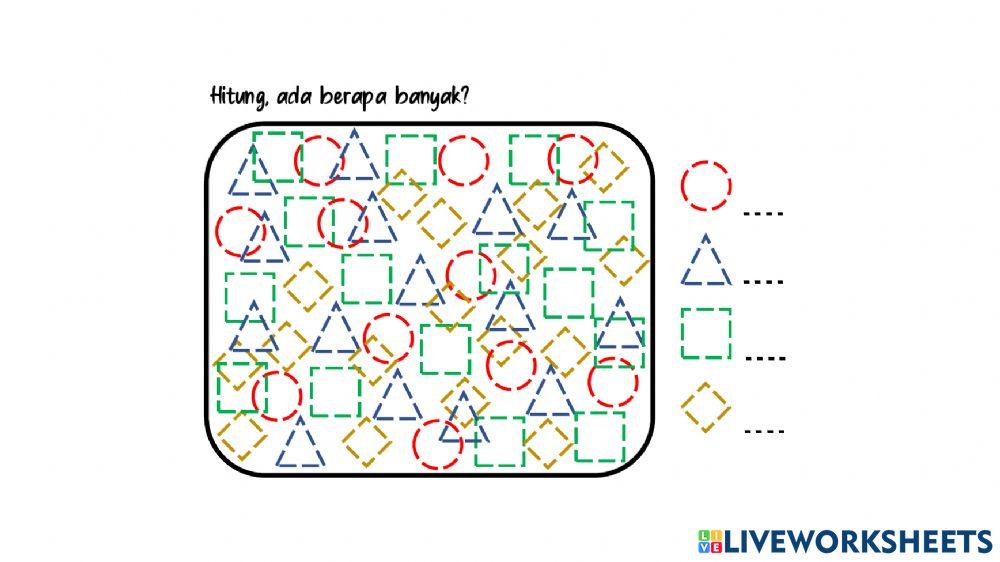 Menghitung Bentuk (Sulit-1)