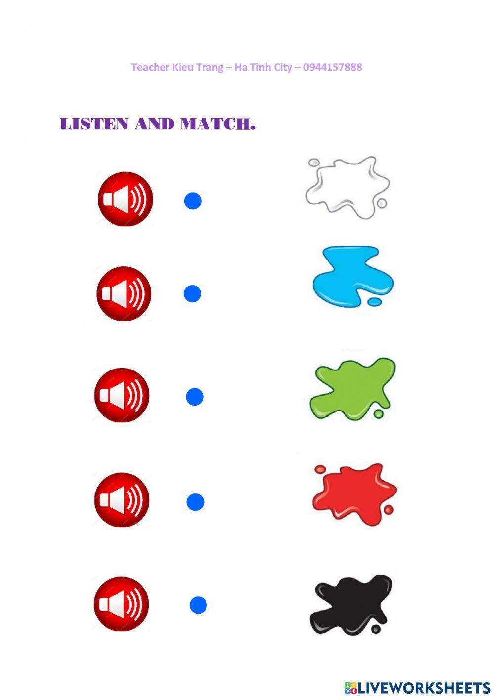 Family and friends Starter Unit 1 Colours