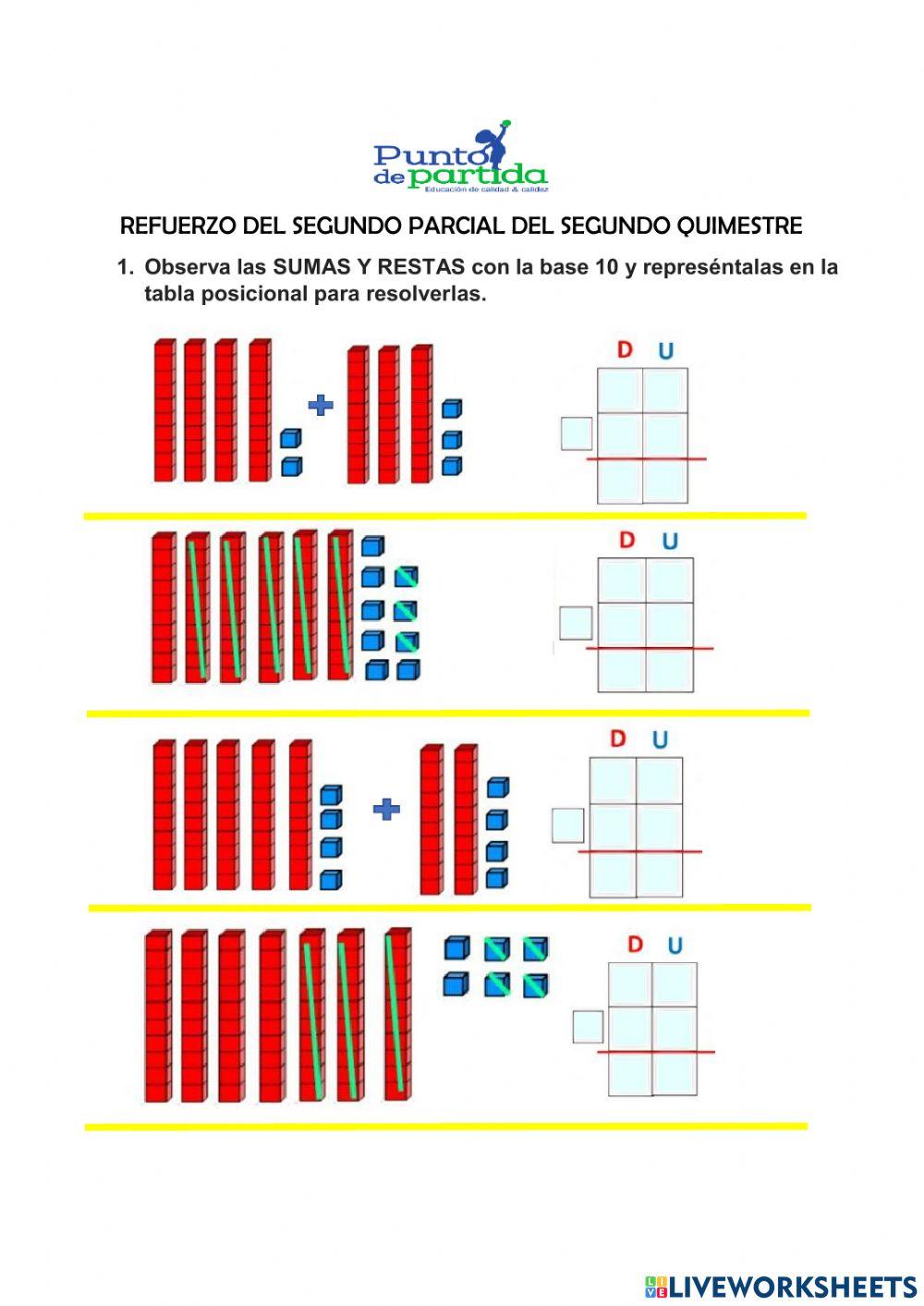 Refuerzo del segundo parcial del segundo quimestre